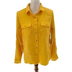 Billy T Long Sleeve Charlotte Button-Up Shirt 100% Lyocell , S